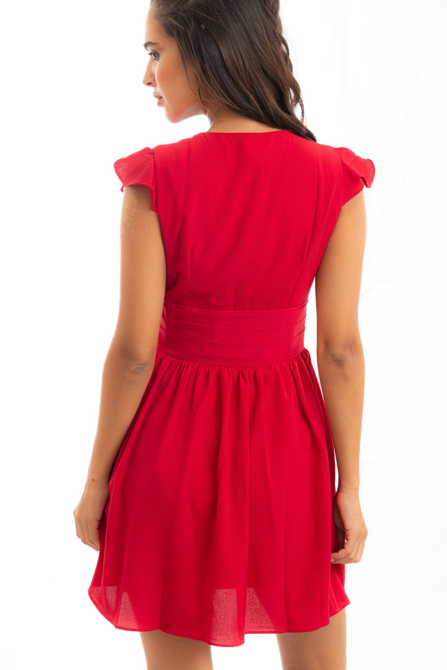 Crossett Dress- Red wine