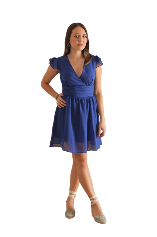 By Christa Royal Blue Summer Dress