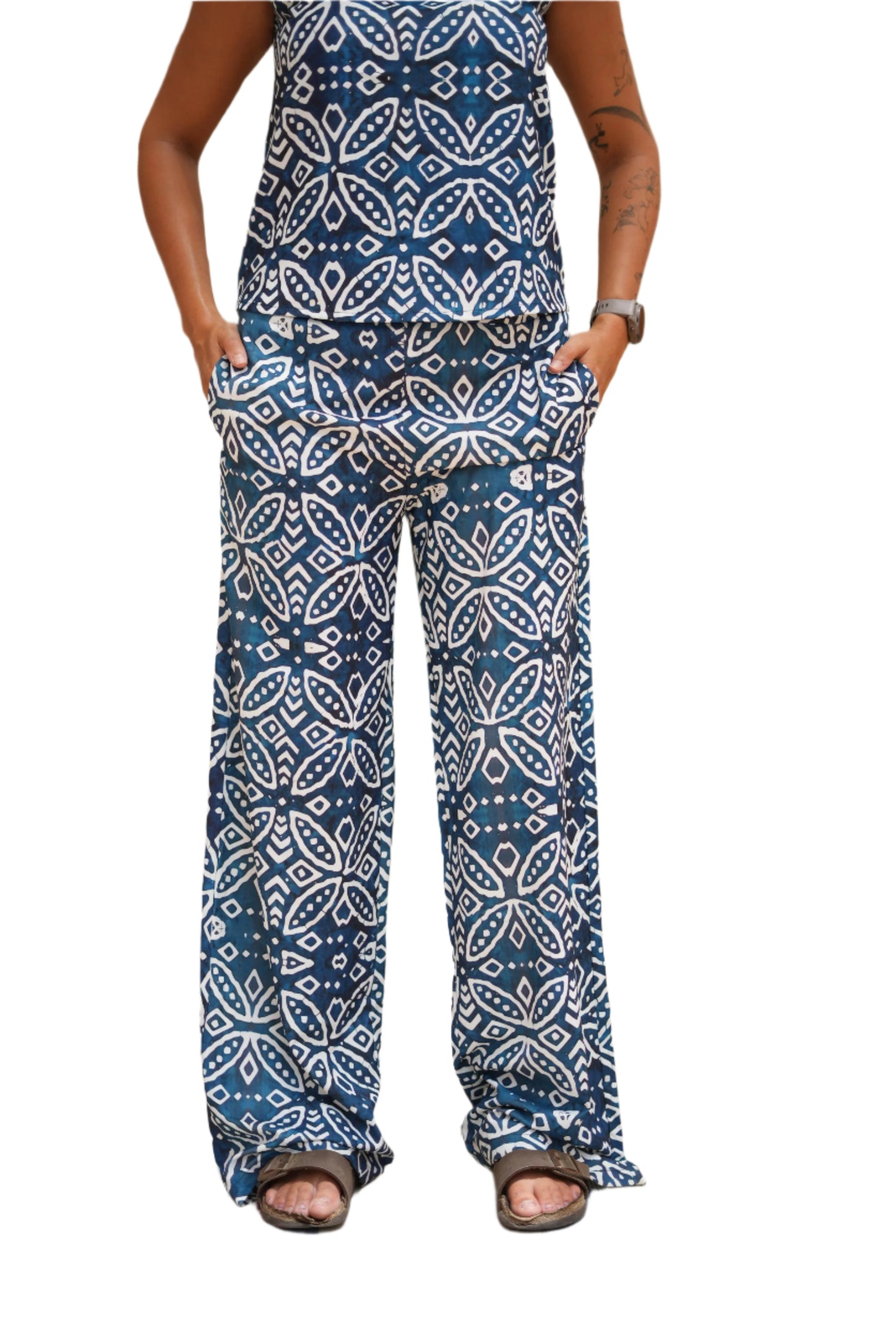 Boho Blue Set - Pants