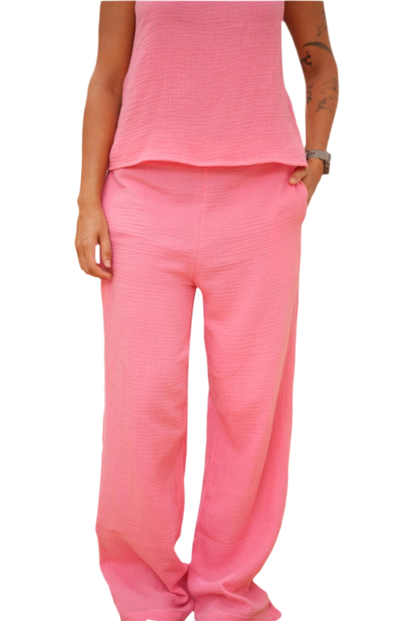 Boho Pink Set - Pants