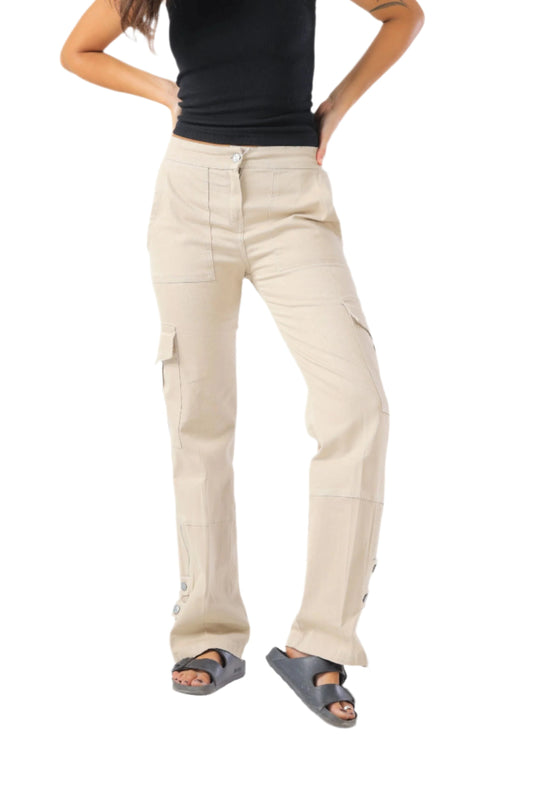 Cargo Pants - Beige