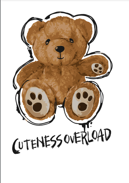 Cuteness Overload Bear Hoodie