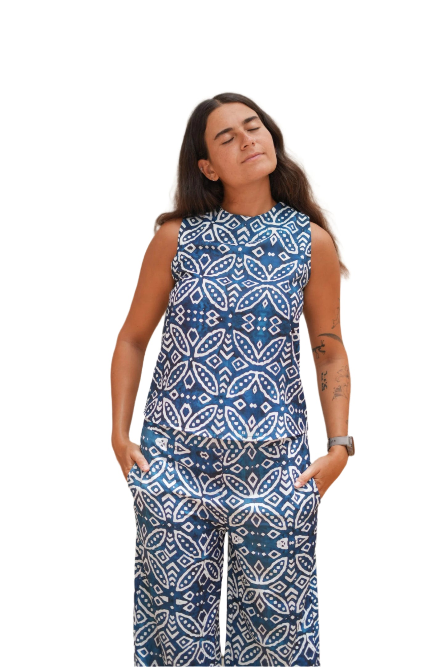 Boho Blue Set - Top