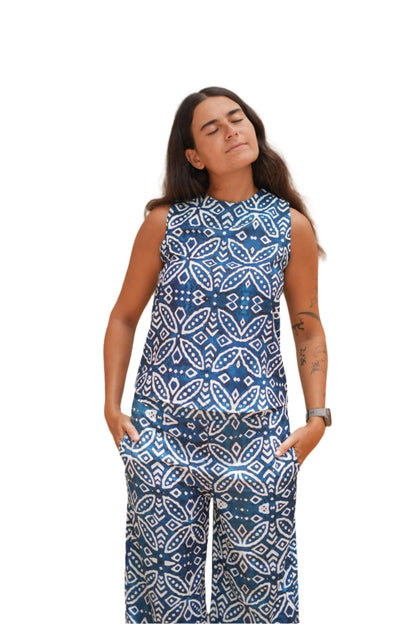 Boho Blue Set - Top